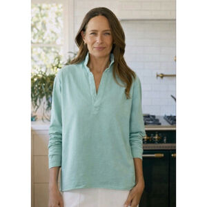 New Frank & Eileen Long Sleeve Tee Light Mint Green L